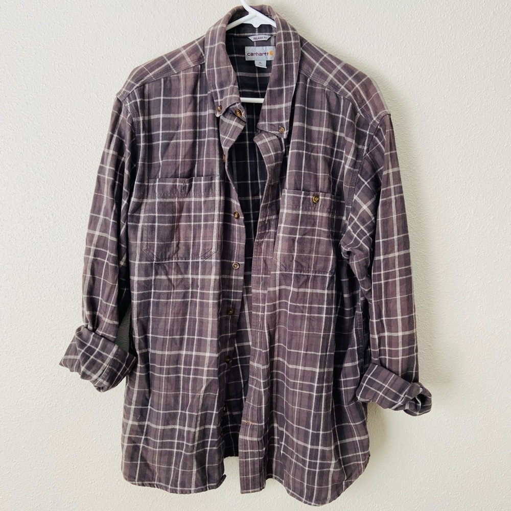 Carhartt Relaxed Fit Botton Down Shirt Mens XL